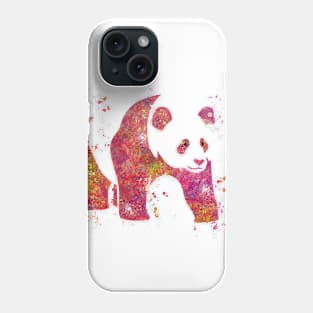 Panda Bear Animal Wild Forest Jungle China Bamboo Nature Asia World Earth Watercolor Phone Case