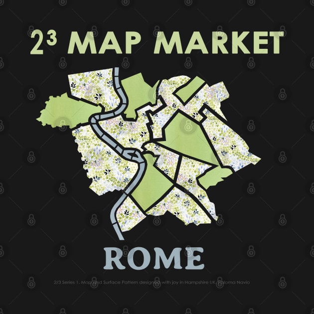 Rome Map - Full Size by Paloma Navio