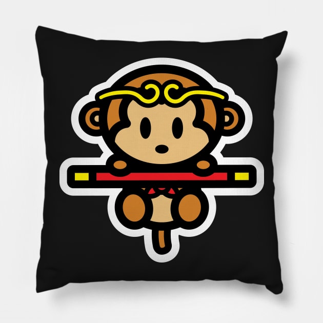 Monkey King Momo Pillow by Bambu