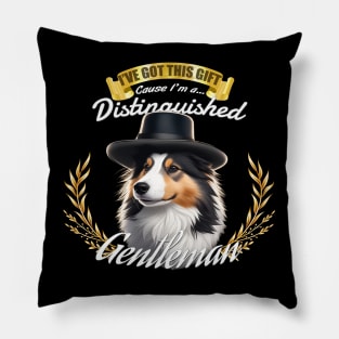 The Distinguished Shetland Gentleman Pillow