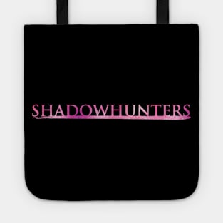 Shadowhunters logo (pink watercolour) / The Mortal Instruments - Clary, Alec, Jace, Izzy, Magnus - Malec - Parabatai - rune Tote