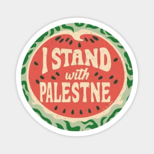 I stand with palestine Magnet