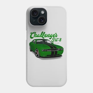 Challenger Srt-8 Green Stripe Front Phone Case