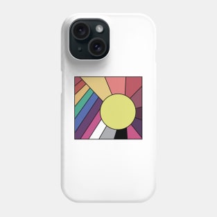 Retro Rainbow Sunshine Phone Case