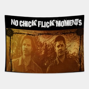 No Chick Flick Moments Tapestry