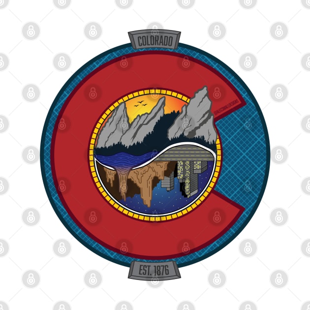 Colorado Badge - Color by AlecSmallDesigns