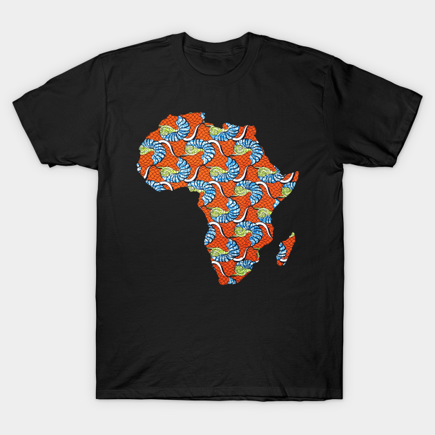 African Print | African Continent | Afrocentric Design - African Pride - T-Shirt