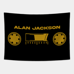 60s cassette with text Alan Jackson Tapestry