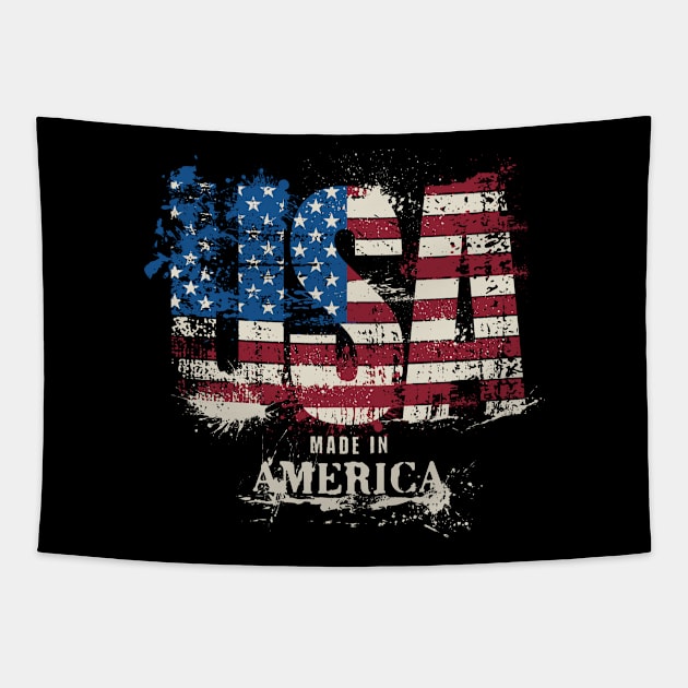 USA made in america Tapestry by Richardramirez82