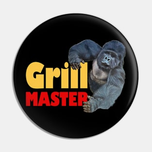 Strong Gorilla Grill Master Grill Party Summer Gift Pin