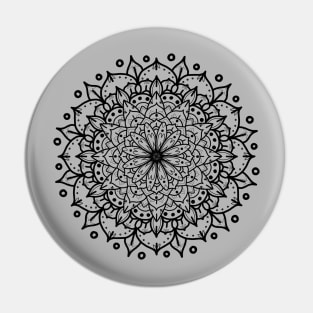 MONOCHROME MANDALA Pin