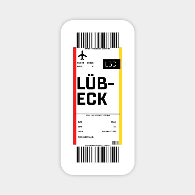 Boarding pass for Lübeck Magnet by ghjura