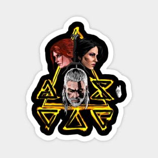 Witcher 3 Big 3 Magnet