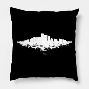 Phoenix City Skyline - Watercolor Pillow