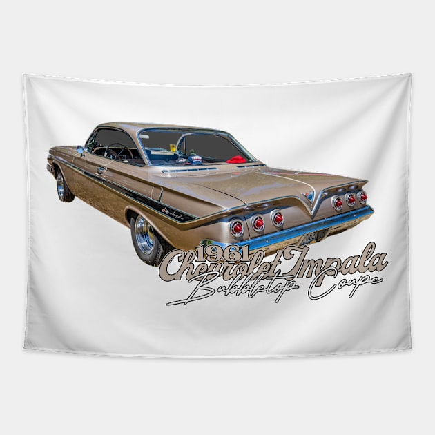 1961 Chevrolet Impala Bubbletop Coupe Tapestry by Gestalt Imagery