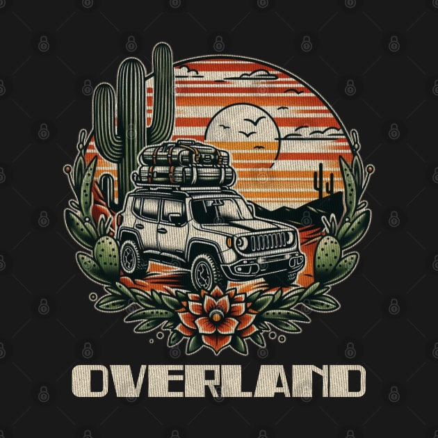 Overland jeep sunset by Tofuvanman