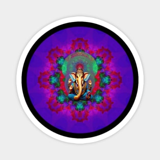 Mandala Magic - Ganesha's Delight Magnet