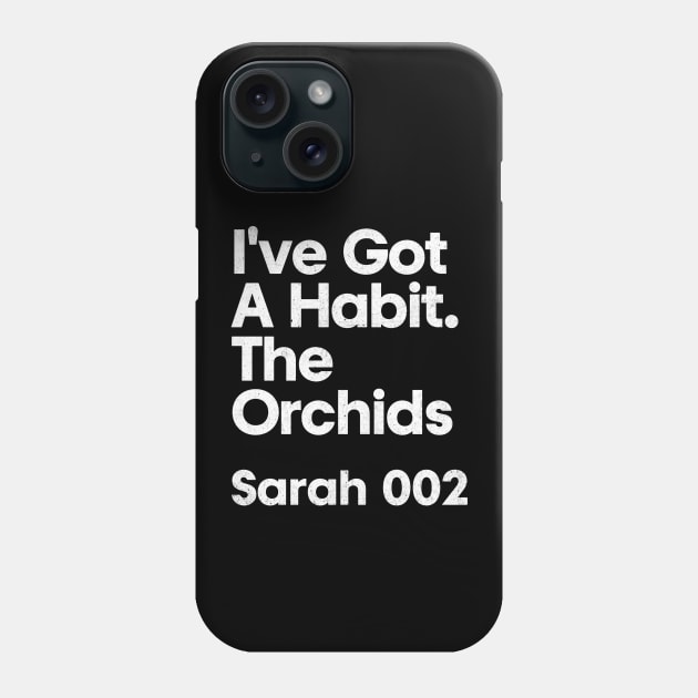 Sarah 002 - I've Got A Habit - Minimalist Fan Design Phone Case by saudade