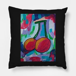 Cherry abstract painting Pillow