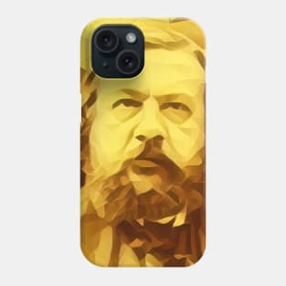 Theophile Gautier Golden Portrait | Theophile Gautier Artwork 9 Phone Case