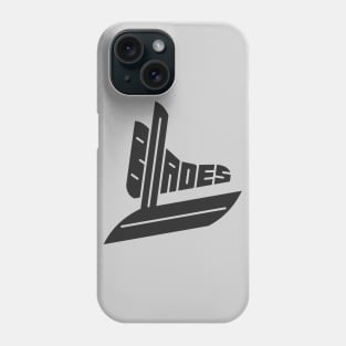 Blades Black Hockey Skate Logo Phone Case