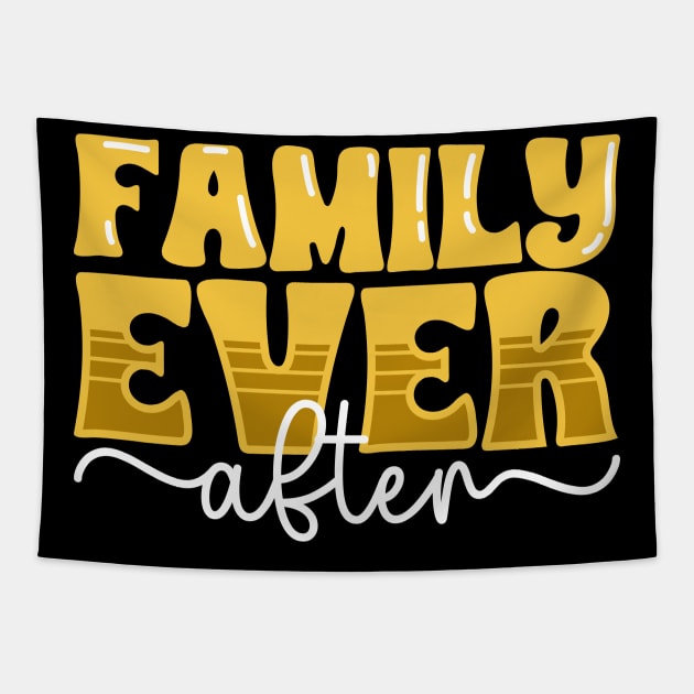 Family ever after - adoption announcement Tapestry by Modern Medieval Design