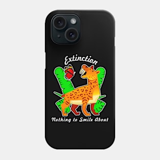 🦖 Smilodon Is Not Smiling about Smilodon Extinction Phone Case