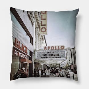 Apollo Theater Harlem Manhattan New York City Pillow