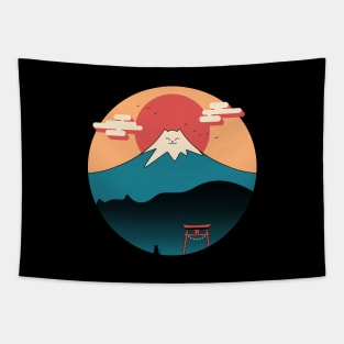 Meowt Fuji Tapestry