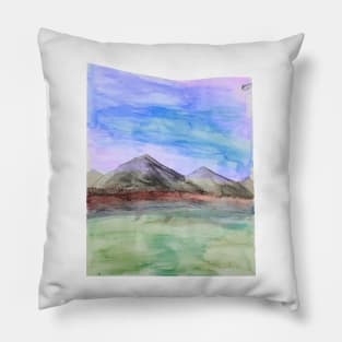 Summertime Mountains Pillow