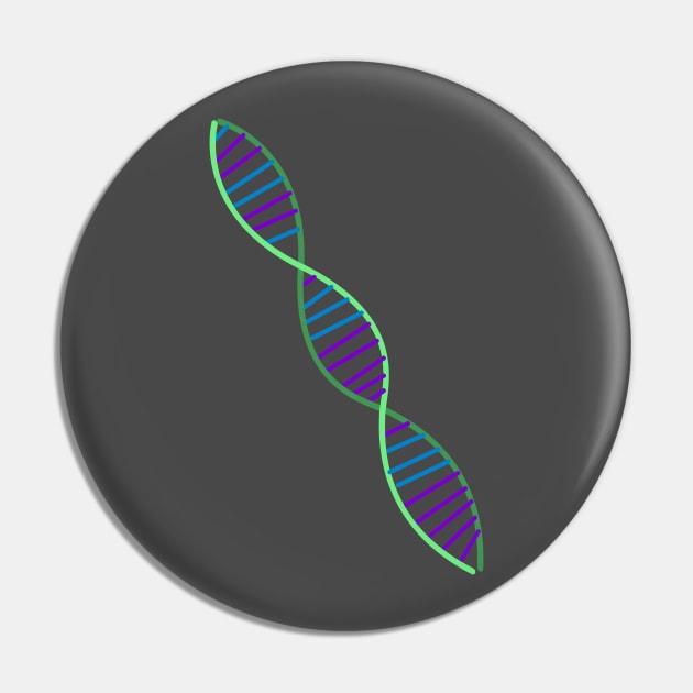 Double Helix DNA Strand Pin by PatrioTEEism