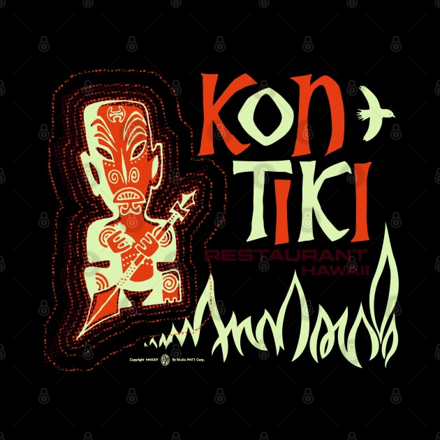 Vintage Retro Kon Tiki Tiki Bar by StudioPM71