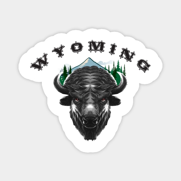Wyoming State Magnet by emma17