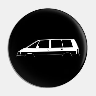 Renault Espace (1984) Silhouette Pin