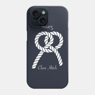 Nautical Clove Hitch Knot by Nuucs Phone Case