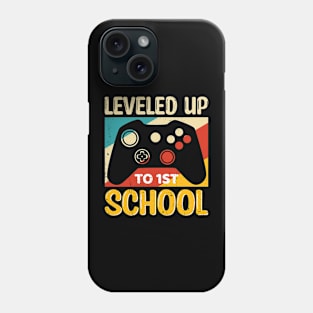 Welcome Back To School Retro First Day of School Teacher , Gaming Phone Case