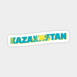 Kazakhstan Vintage style retro souvenir Magnet