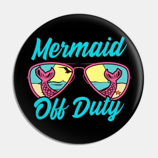 Mermaid Off Duty. Funny Beach Shirts. Pin