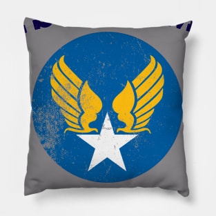 WWII era US Army Air Force Insignia Retro Pillow