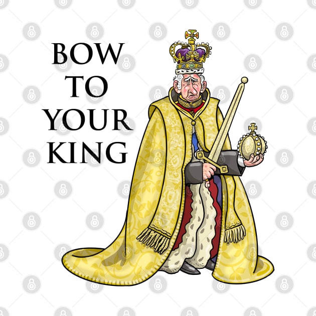 Bow to your King by Mackaycartoons