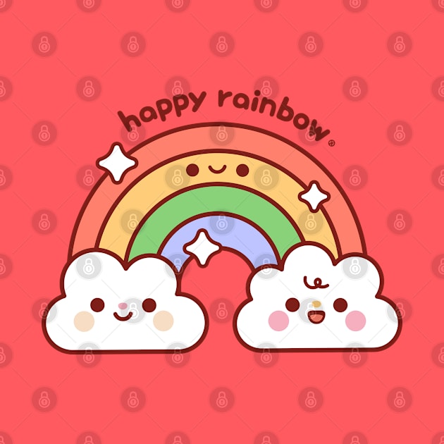 Happy Rainbow Kawaii by kudasai