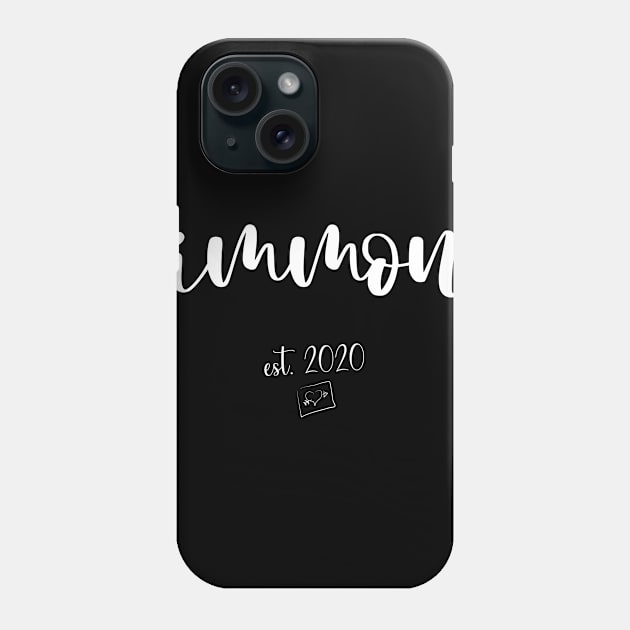 Simmons Second Name, Simmons EST. 2020, Simmons Second Name Phone Case by confoundca