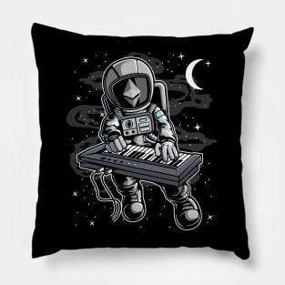 Astronaut Organ Ethereum ETH Coin To The Moon Crypto Token Cryptocurrency Blockchain Wallet Birthday Gift For Men Women Kids Pillow