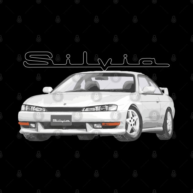 240sx white s14 kouki k's autech by cowtown_cowboy