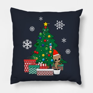 Baby Groot Christmas Tree Guardians Of The Galaxy Pillow