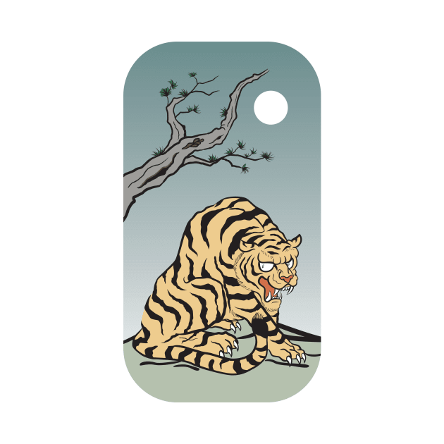 Tiger wood - ukyo e by Alvidea