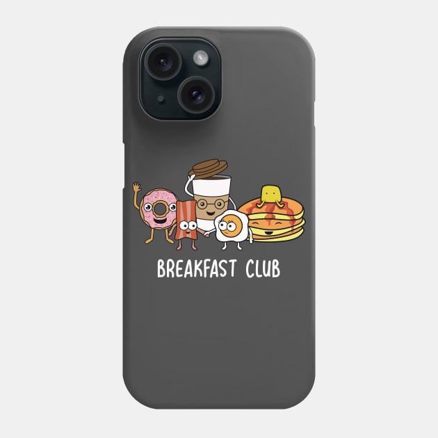 Breakfast Club T-Shirt Cute Kawaii Parody Funny Food Pun Phone Case by Blink_Imprints10