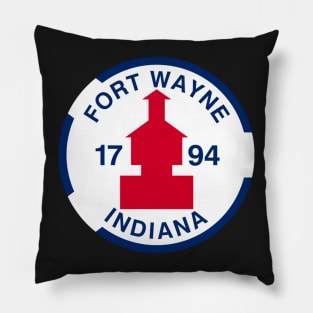 Fort Wayne Flag Decal Pillow