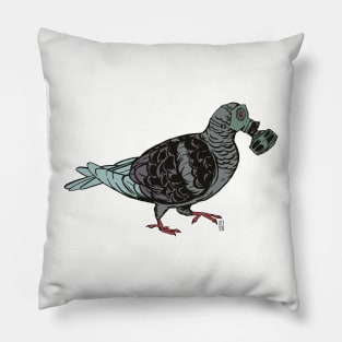 COVID Refugee Pigeon Pillow