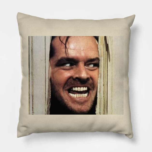 Here’s Johnny! Pillow by PCH5150